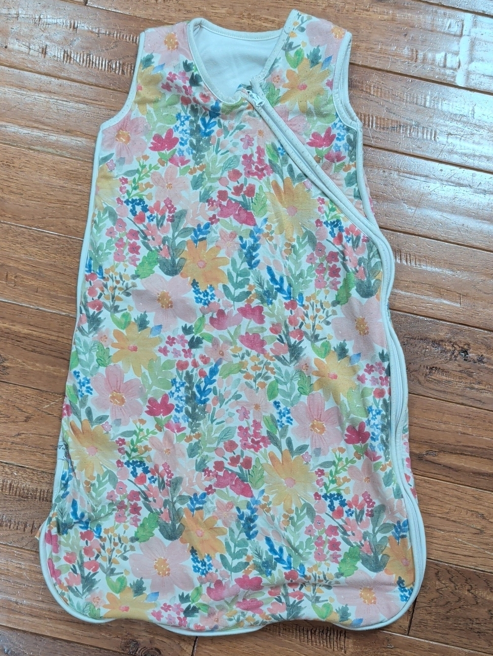 Copper Pearl Lark Floral Sleeveless Baby Sleep Sack - Pastel Multicolor